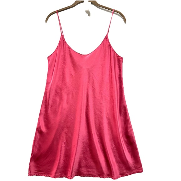 La Perla Other - La Perla Large L Silk Nightgown Babydoll Slip Dress Chemise Pink Raspberry